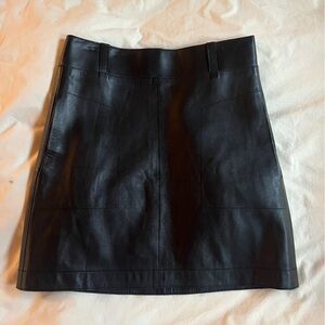 Philip Lim Leather Skirt